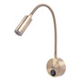 Kisangel Lámpara Para Lectura De Pared Dorada, Led 3w, Ángul