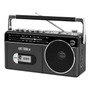 Mini Boombox Bluetooth Con Casetera Radio Am Fm Y Usb Grey Grey