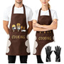 Delantales De Cocina 2pcs Para Hombre Y Mujer Con Guantes