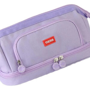 Estuche Organizador De Lápices Gran Capacidad Color Púrpura