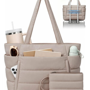 Bolsa Tote Mujer Impermeable 30l Con Portatermo Y Compartime