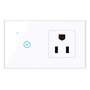 Enchufe Pared Inteligente Wifi Control Remoto Táctil 16a 250 Blanco