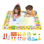 Pizarrón Mágico Infantil 120x90cm Alfombra De Agua Dibujo Amarillo