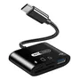 Lector De Tarjetas Usb C 4 En 1 Con Carga Rápida 5 Gbps Color