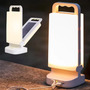 Lámpara De Camping Solar Recargable Led Con Cargador Usb Blanco