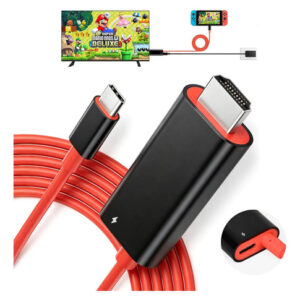 Cable Usb C A Hdmi 4k 60hz Con Carga 100w Para Nintendo Swit