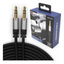 Cable Auxiliar 35 Mm Macho A Macho Trenzado 3 Metros Calidad