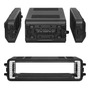 Funda Rack 2u Profunda 30 Cm Con Pestillo Negro Y Goma Ergon Black