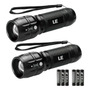 Linterna Led Alta Luminosidad Zoom Ajustable Resistente Agua Color De La Luz Color De La Linterna