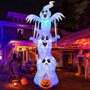 Decoración Inflable Halloween Fantasmas 3 Metros Con Led Jar