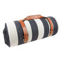 Manta De Picnic Impermeable 200x200 Cm Para 6 A 8 Adultos Rayas En Blanco Y Negro