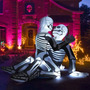 Goosh Esqueleto Inflable De Halloween De 6.5 Pies De Largo