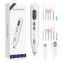 Pluma De Plasma Usb 15 Niveles Para Cuidado Facial Blanco