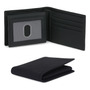 Theantiq Cartera De Cuero Con Bloqueo Rfid, Billetera Bifold Negro