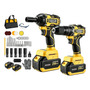 Kit Taladro Y Llave De Impacto Inalámbricos 21v 1000 Nm 2 Ba