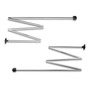Postes Extra Gigantes Para Tienda De Playa Uv Aluminio 2 Pue Plateado