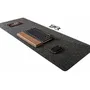 Alfombrilla De Ratón Xxl 90x30cm Fieltro Gris Oscuro Dark Grey Diseño Impreso