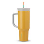 Vaso De Viaje De Acero Inoxidable 1 2 Litros Con Popote Nara
