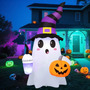 Fantasma Inflable Halloween 185 Cm Led Resistente Agua Jardí