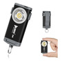 Linterna Led Recargable 500 Lúmenes Con Llavero Edc Negra Color De La Luz Color De La Linterna