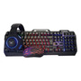 Kit Gamer 4 En 1 Teclado Mouse Diadema Rgb Usb Pc Color Del Teclado Color Del Mouse