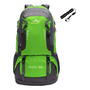 Mochila Impermeable 60l Azul Para Senderismo Y Viajes Azul Diseño De La Tela