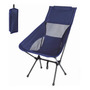Silla Plegable Camping Portátil Ligera Y Robusta Azul Azul