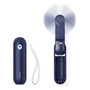 Mini Ventilador De Mano Portátil Plegable Recargable Azul Azul