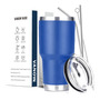 Vaso Térmico Acero Inoxidable 850ml Taza Para Café Té Azul Azul Nombre Del Diseño