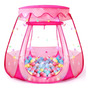 Tienda De Campaña Emergente Para Niña Luces Led Rosa 1 A 3 A Rosa