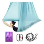 Hamaca De Yoga Aéreo 5x2.8m Nailon Azul Lago Carga 900kg