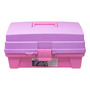 Caja Vanity 35 Cm Rosa Y Lila Diseño Organizador Multiusos Rosa/lila Nombre Del Diseño