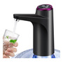 Dispensador De Agua Garrafón Bomba Eléctrica Carga Usb Negro