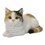 Figura De Gato Decorativa Tridimensional 17x10 Cm Resina Gatos Forma