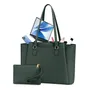 Bolsa Para Laptop De Mujer 15.6 Pulgadas Verde Tote Grande