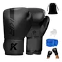 Guantes Boxeo Entrenamiento 14 Oz Protector Bucal Correas Bo