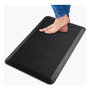 Tapete Antifatiga Ergonómico 70x43cm Antideslizante Negro Negro