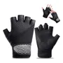Guantes Para Gym Antideslizantes Transpirables Talla M Negro Negro Diseño De La Tela M