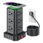 Regleta De Extensión 12 Salidas 4 Usb Cargador Rápido 6 5 Pi