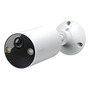 Cámara Wi-fi De Seguridad Exterior 3mp Visión Nocturna 180 D Blanco