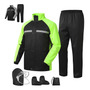 Impermeable Para Moto Verde Chaqueta Y Pantalones Lluvia Adu Verde Talla