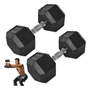 Mancuernas Hexagonales 10lbs Pesas Para Ejercicio En Casa 10 Lb