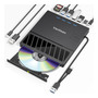 Quemador De Cd Y Dvd Externo Usb 3.0 Y Tipo C Portátil Color