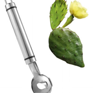 Pelador De Nopales Y Cactus De Acero Inoxidable 19 Cm Ergonó
