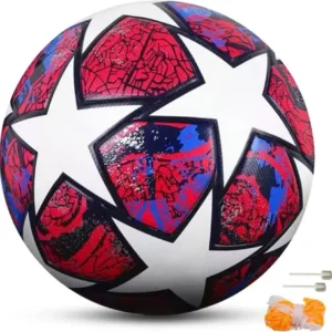 Balón De Fútbol Tamaño Oficial Tpu Entrenamiento Y Partidos Ozzq-rojo