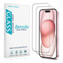 Protector De Pantalla Vidrio Templado Para iPhone 15 2 Pieza