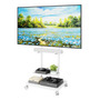 Soporte Tv Giratorio Inclinable Acero Blanco 37 A 75 PuLG Co Blanco