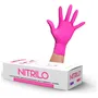 Guantes De Nitrilo Rosa Fuerte Talla Chica 100 Unidades Sin Rosa Fuerte Ajusta Perfectamente