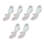 Decoración De 12 Pájaros Artificiales De Espuma Para Jardín