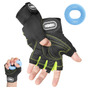 Guantes Deportivos Transpirables Para Gimnasio Y Crossfit Negro Y Verde Xl